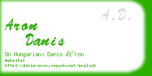 aron danis business card